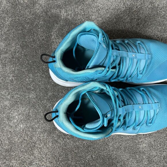 Nike Zoom Air Hyperdunk X TB AT3866-402 Mens Size 17 Blue Basketball Shoes Used - Picture 10 of 12